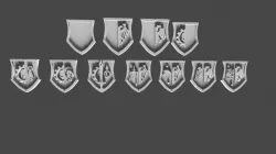 Imperial Knights Heraldry Shields 