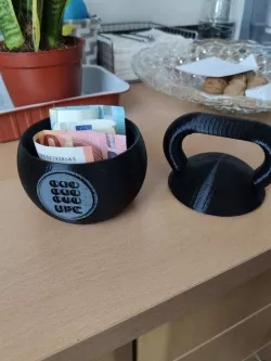 Kettlebell wedding gift, hollow