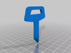 Keychain safe blade box cutter