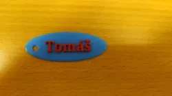 Keychain with name Tomáš 