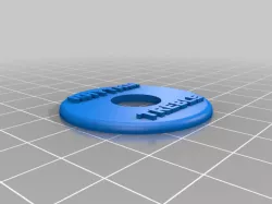 LP Style Toggle Switch Washer/Name Plate