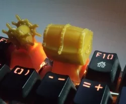 Mechanical Keyboard Keycap of Treasure Chest