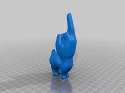 Middle Finger Smug Goat