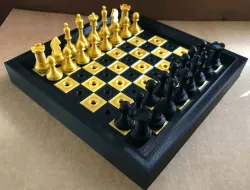 Mini "Peg" Chess Set