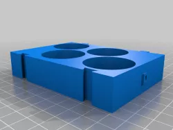 Modular Battery Holder D cell 4 count