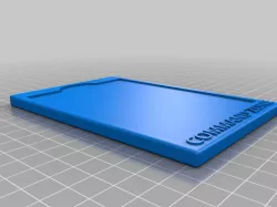 MTG EDH Command Zone Plate