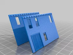 N scale building