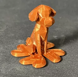 New Year's eve lucky charm 2022 Poodle Dog Glücksschweinchen