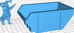 Open Top Dumpster 28mm scale