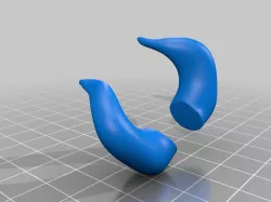  Overlord Albedo Horn Accessory Cosplay 