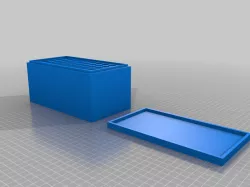 Parametric Stackable Ammo Boxes with Lid various ammo types