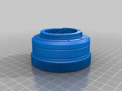 Pentacon Six - Canon EF Adapter for Jupiter 36Б Lens