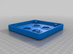 PowerCON 2 Gang Electrical Box Cover