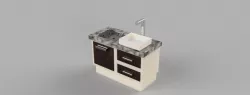Puppenhaus Miniatur Herd / Dollhouse miniature stove