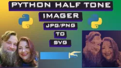 PYTHON SVG Half Tone Image Converter