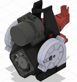 Remix Rics3D "Transformer" Fanduct for KIS-3D S235 with Bondtech LGX Lite