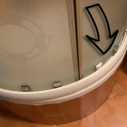 Replacement slider for Ravak shower