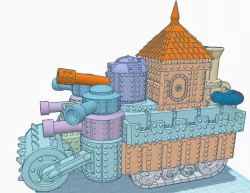 Retro Space Ork Battlefortress