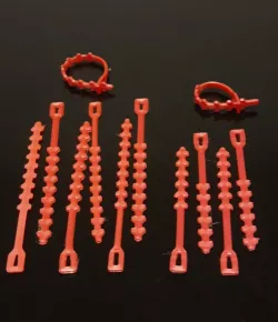Reusable TPU cable tie (2 sizes)