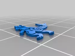shark Protogen Keychain