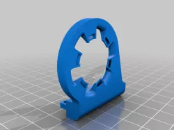 Silly take on Ender 3 part cooling ring - not optimized, just an idea
