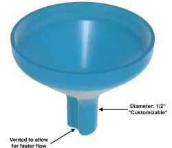 Simple Vented Funnel (Customizable) 