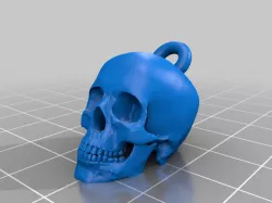 Skull keychain