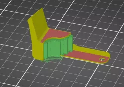 Smaller size RH right duct for shorter extruders.