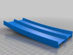 Spool Heads Racing SR1 1:64 Scale Diecast Racing Track - Dual Lane Straight Track and 45 Degree Turn