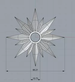 Star or Sun decoration