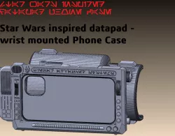 STAR WARS Iphone 12 Wrist mounted datapad case