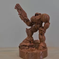 Starcraft marine statue 