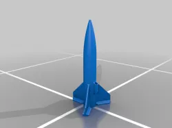 Table Topper Rocket 