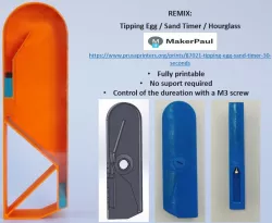 Tipping sand timer