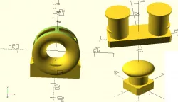 Toys for boys-ship/mooring/panama chock, bollards