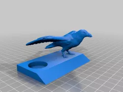 Trophy Stand with Crow for 12 Gauges Shotgun Shell