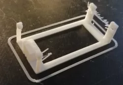 very simple arduino nano mount (with or without box) - opensscad 