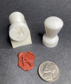 3d printed wax stamp STLFinder