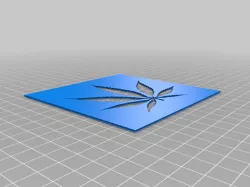 Weed magnet / stencil