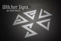 Witcher Signs Wall Art