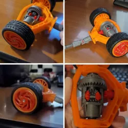 Working principe of differential and spinner rims