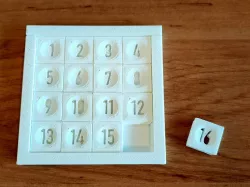 15 puzzle, sliding game