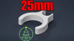 25mm PVC Parallel PPC (Pixel Pipe Clip) for 12mm Bullet Pixels