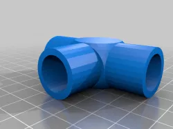 3 Way Tee half inch connector - Customizer