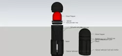 37mm Flare Launcher Pepper Delivery Round