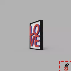 3D Love Frame