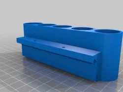 5 round 12 gauge shotgun shell holder for picatinny rail