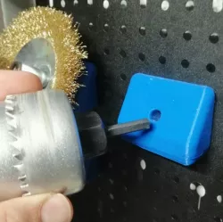6mm / 12mm Hole Universal Holder Lochwand 45mm Lochabstand Pegboard