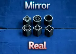 Ambiguous Mirrored Shape Illusion