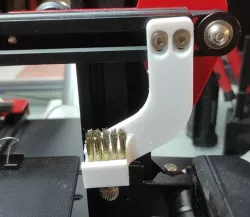 Anet ET4 - Hotend nozzle cleaning brush mount